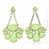 Luxury Baroque Style Crystal Teardrop Earrings for Women