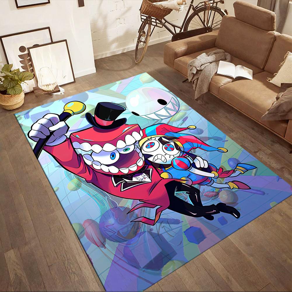 I tappeti quadrati The Amazing Digital Circus sono un'ottima scelta per soggiorni, camere da letto, decorazioni per la casa e come regali.
