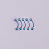 Lip Ring Fake Labret Piercing Barbell Lip Clip Cuff Non-piercing Eyebrow nail Zirconia Lip Clip