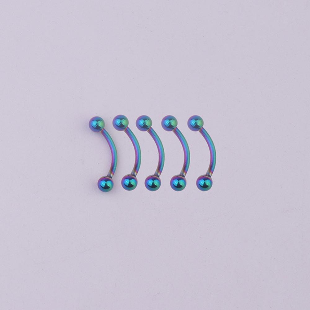 Lip Ring Fake Labret Piercing Barbell Lip Clip Cuff Non-piercing Eyebrow nail Zirconia Lip Clip