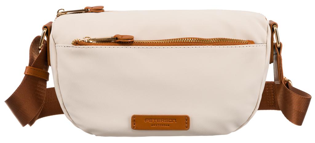 PTN JN-06-6775 Ivory-Brown bag