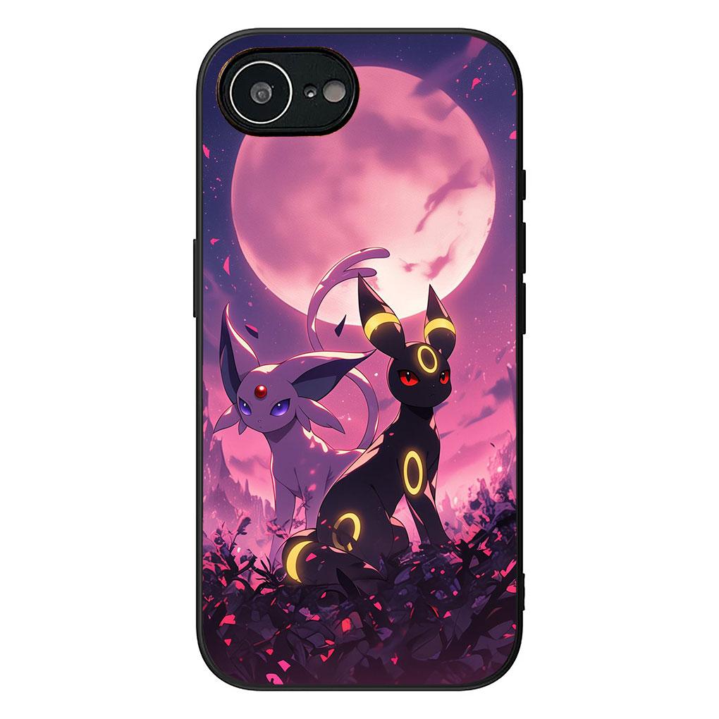 

Phone Cover for Apple iPhone 17 16 14 15 Pro Max Plus 15+ 16E XR ProMax Air 16+ Casing Flexible Case Eevees Gengars P-Pikachus iPhone 15 Pro