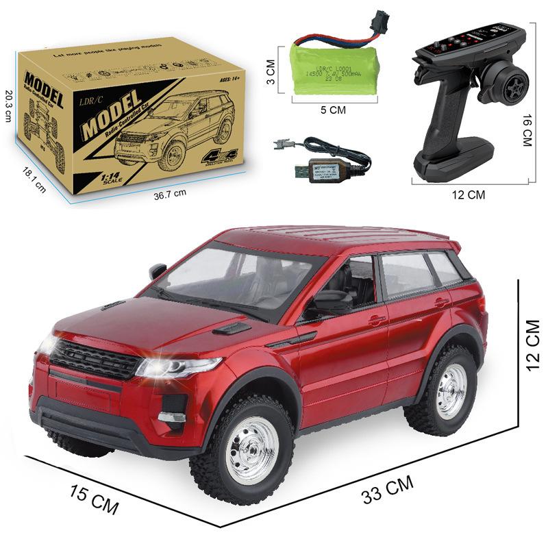 

Ldrc 4X4 1/14 Ld1299 With Light System Rc Crawler Car 4Wd Toucan Radio Control Finished Off-Road Light System Vehicles Toys Gift