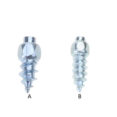 Screw In Tire Stud,Spikes for Tire, Steel Body Carbides Tips [Security Anti-Skid] Wheel Tyre Snow Tire Spikes 9mm 12mm