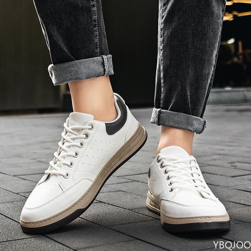2024 New Fashion Men Shoes Korean Solid Color Casual Lace Up Shoes Mens Breathable Canvas Ice Silk Cloth Men's Walking Sneakers