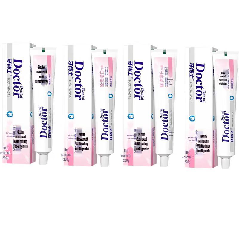 Dr. Toothpaste Stain Removal & Whitening Fresh Breath 4-Pack