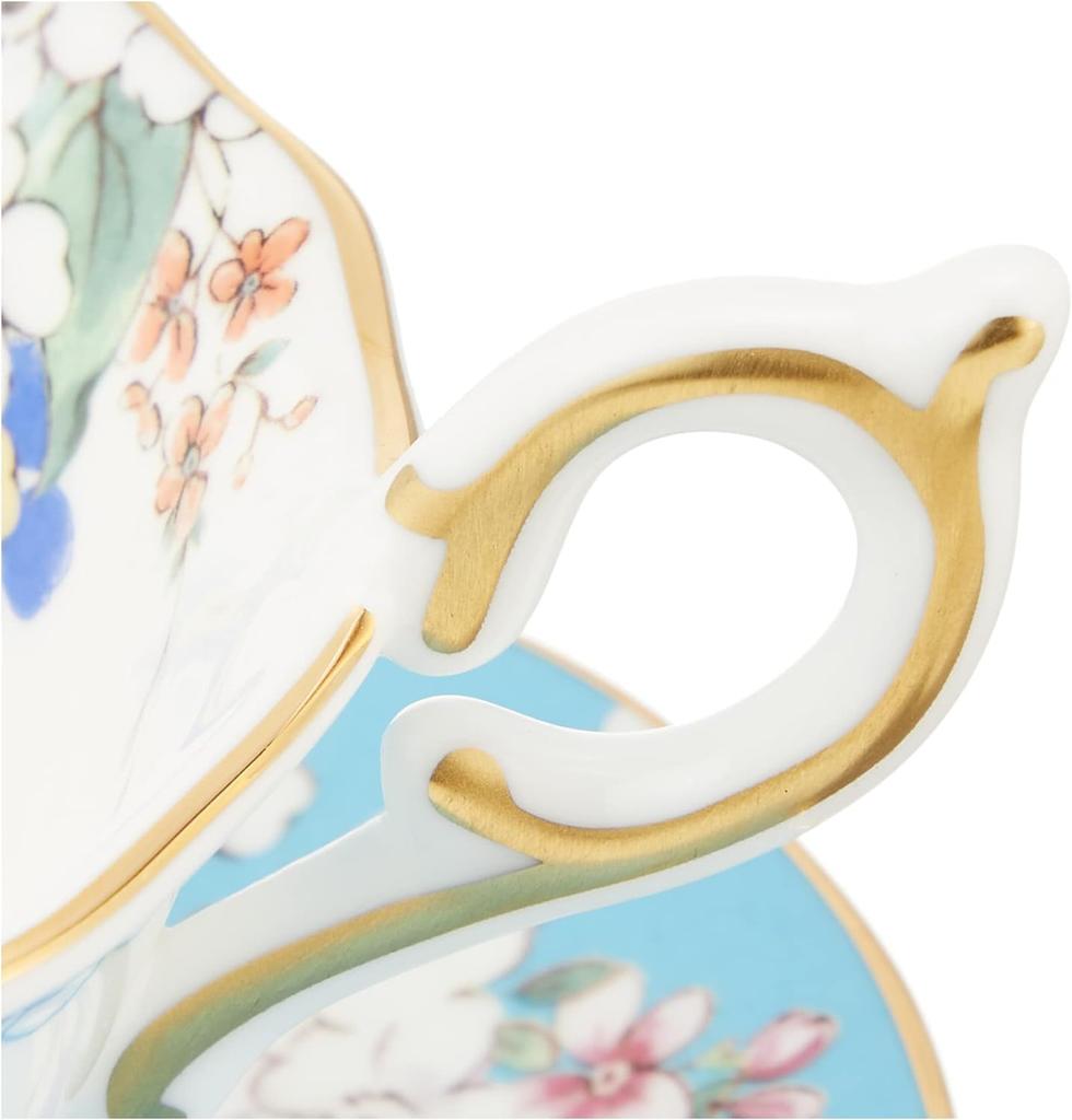 Official Gift Wanderlust Apple Blossom Tea Cup Saucer 180ml Tableware Christmas Present Wedding Gift Housewarming Gift aW40024024 Regular Import