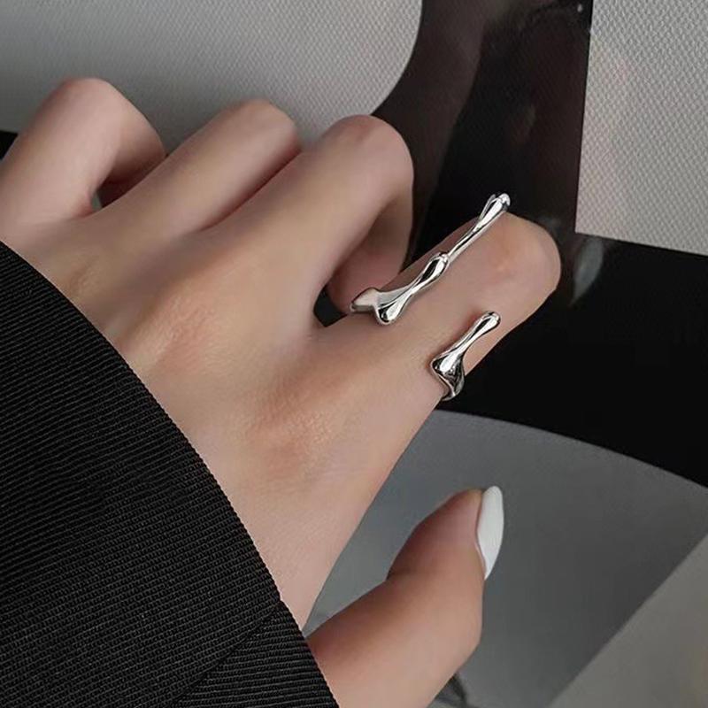 Gothic Punk Chain Heart Ring for Women Dark Red Zircon Irregular Lava Love Earrings Long Tassels Fashion Jewlery Sets Party Gift