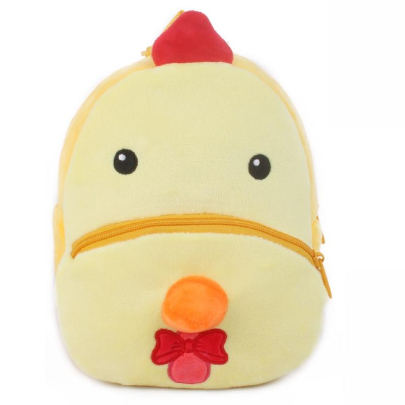 Adorable 3d Cartoon Animal Backpack For Toddlers With Soft Plush Material