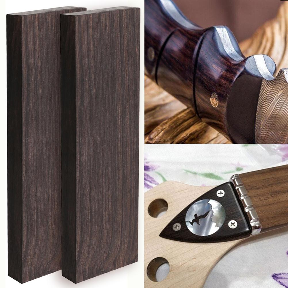 Ebony Wooden Lumber Blank Guitar Accessories 120x40x10/50mm Carving Blocks Wooden Block DIY Material for Music Instrument