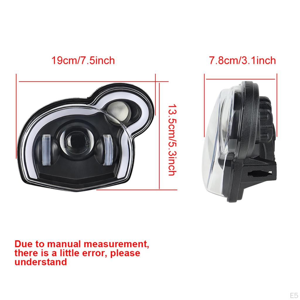 LED Motorcycle Headlight Assembly Accessories ,Plug and Play ,Repair Parts Waterproof Headlights