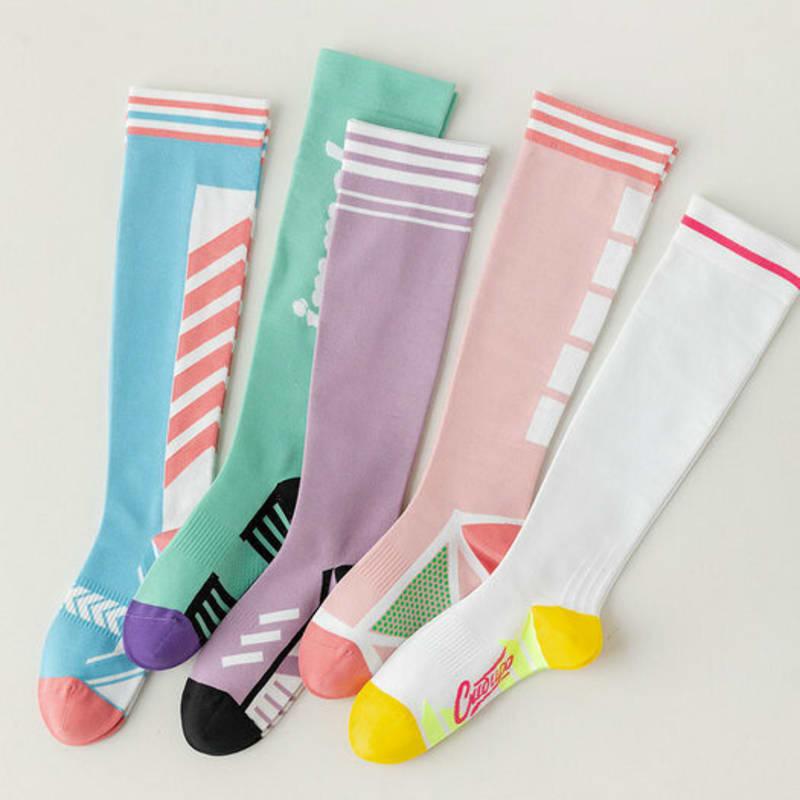 ANGEL SOCKS 1289 Colorful Sports Knee Socks