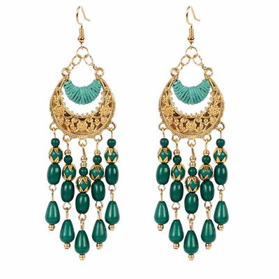 Bohemian Ethnic Water Drop σκουλαρίκια Γυναικεία Κοσμήματα με ρετρό κρεμαστά σκουλαρίκια