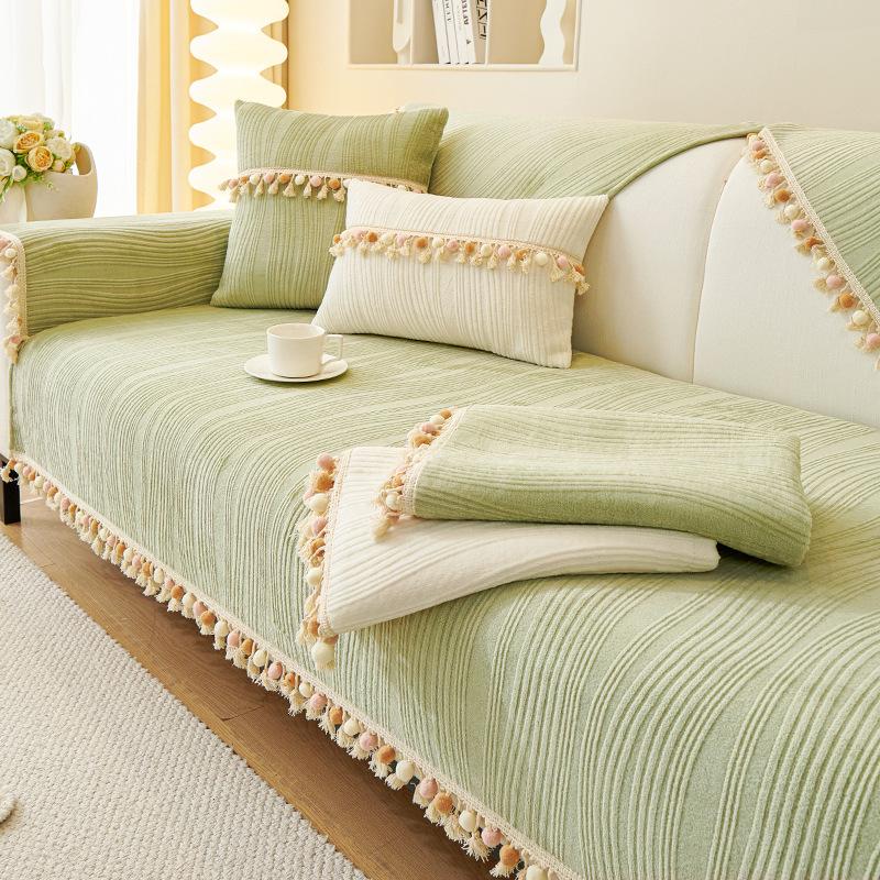 Milk Fleece Sofa Cushion Is Universal In All Seasons  New Sofa Cover Autumn And Winter Simple Modern Cover Cloth Towel Seat Cushion