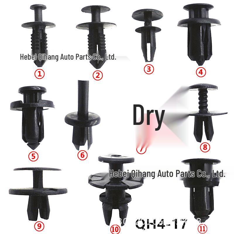 Sada nylonových nýtovacích klipů pro úpravu automobilu BMW