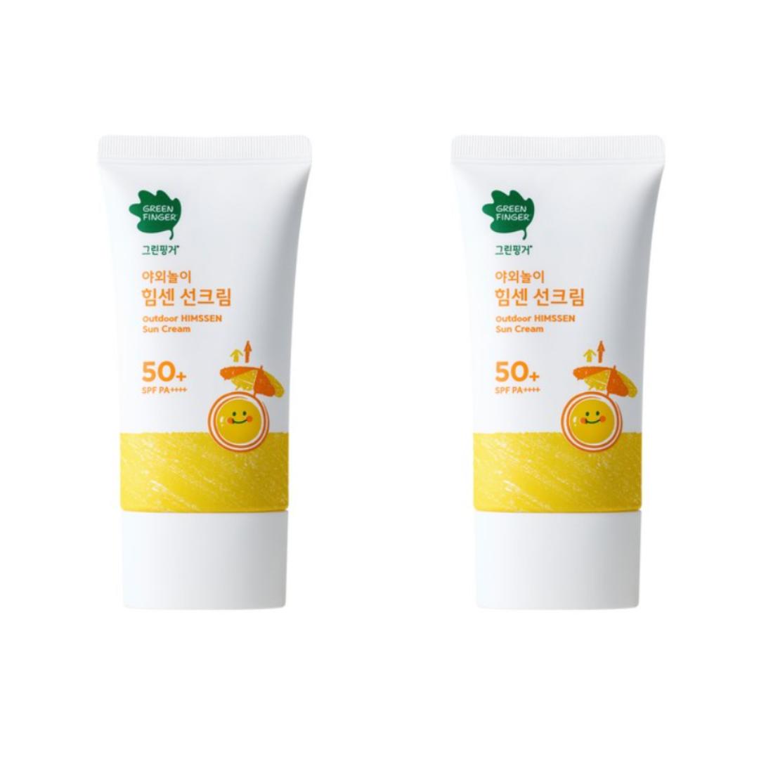 GREEN FINGER Солнцезащитный крем - Outdoor HIMSSEN Солнцезащитный крем SPF50+/PA++++ 80мл — фото 4