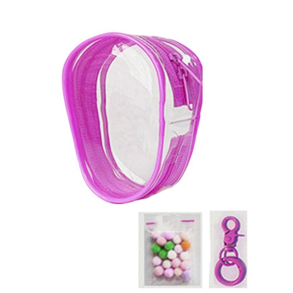 

Дорожная сумка для куклы Labubu V2, пылезащитный чехол для хранения Labubu, аксессуары для хлопковой куклы rose red with hairball