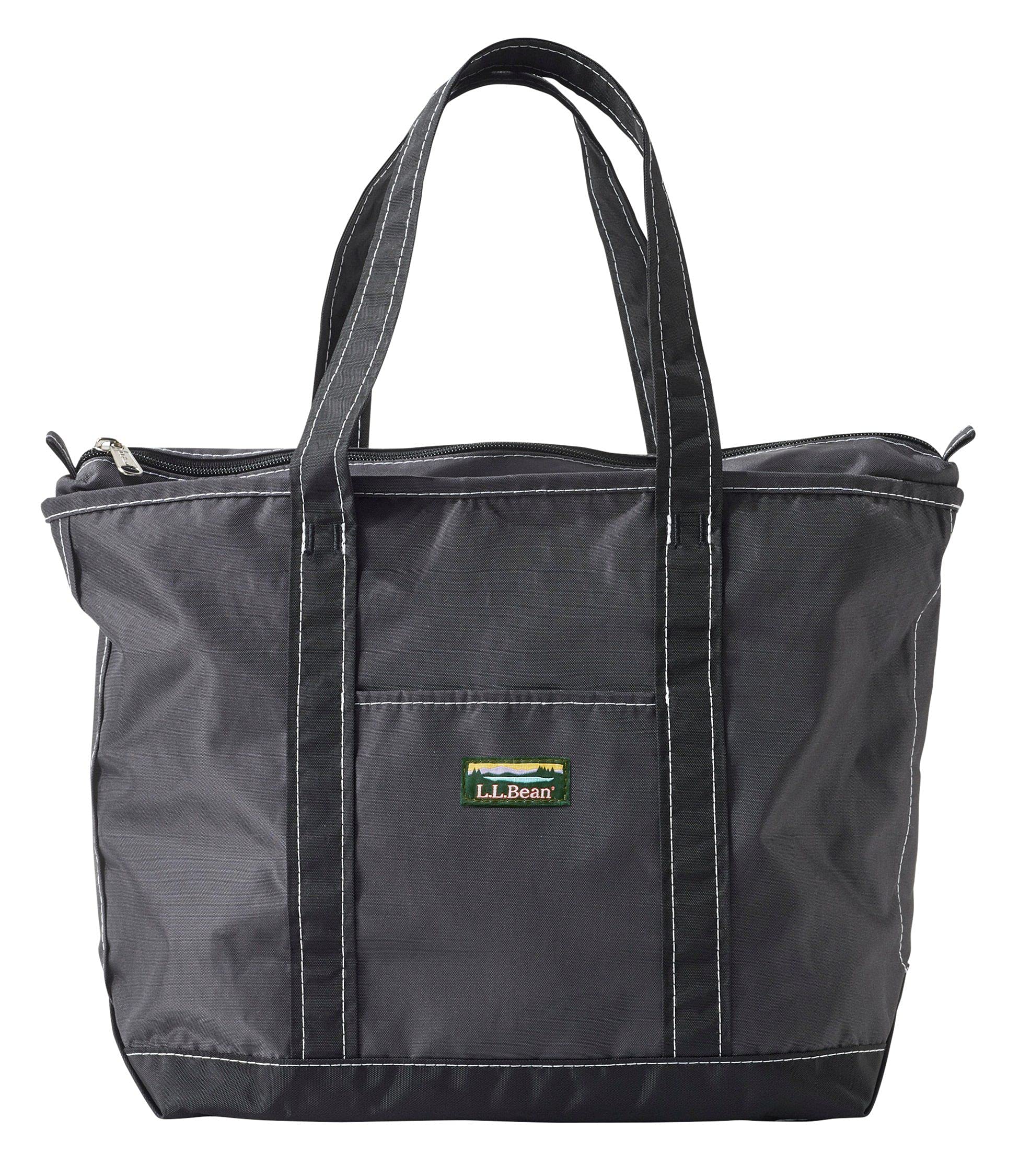 Повседневная легкая сумка-тоут, большая, серая 0MTW211000 [L.L.Bean] Гранит/Черный