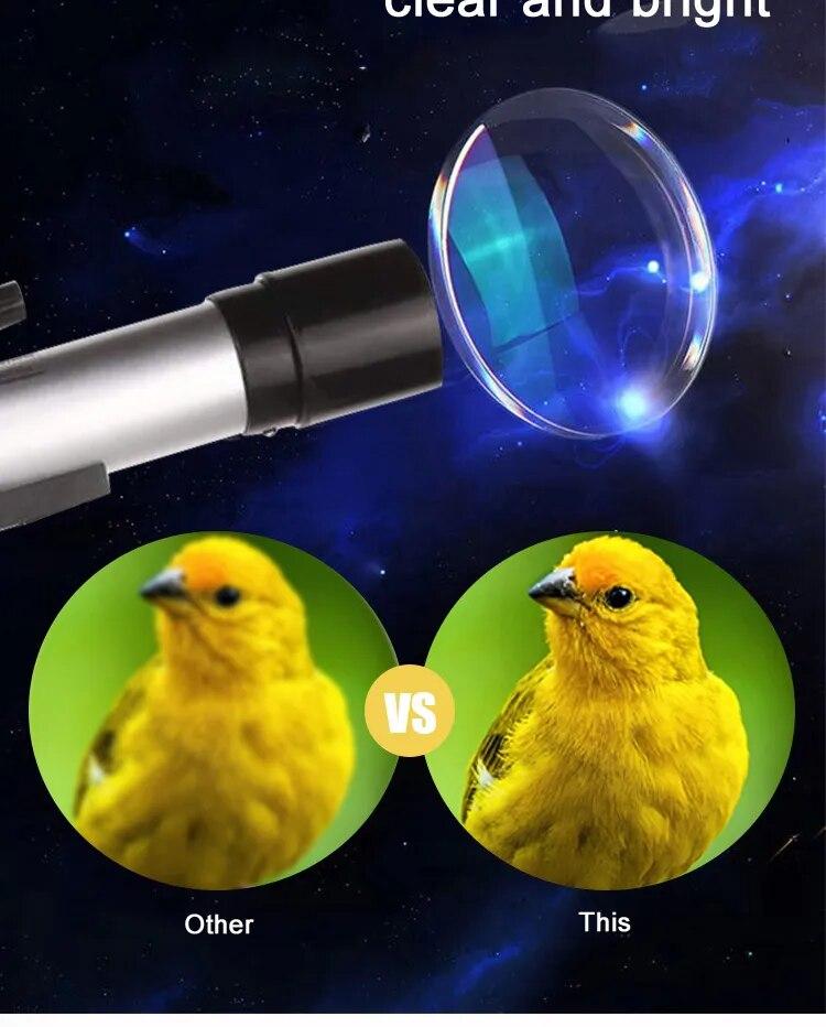 Professional Hd Astronomical Telescope Is The Best Gift For Children To See The Moon And Stars