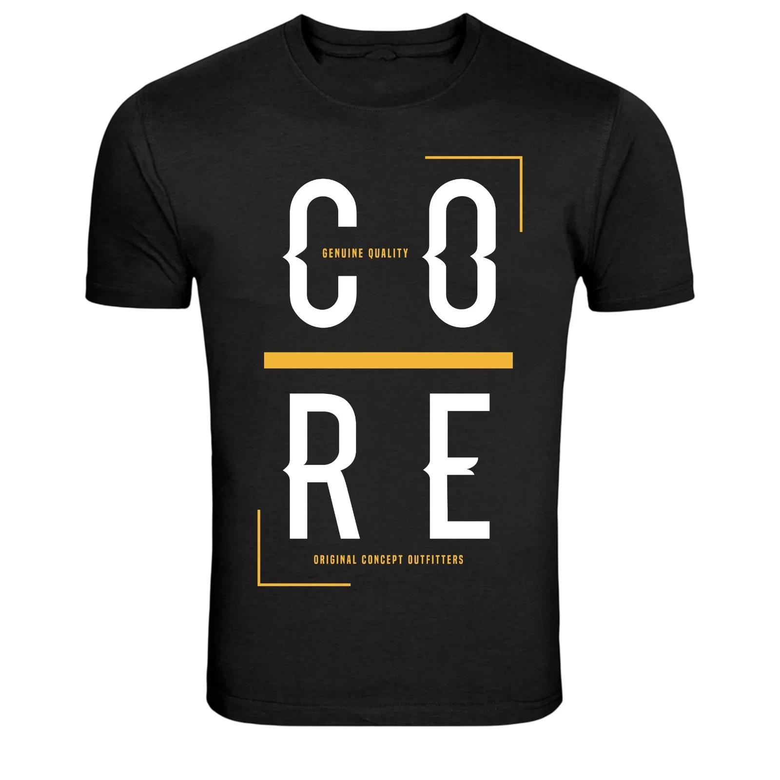 Core Minimal Typography Genuine Quality Graphic T-Shirt XL