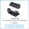 For Tesla Model Y Juniper/Model3 Highland Tray Magnetic Under Screen Hidden Storage Box Magnetic Opening and Closing Storage Box