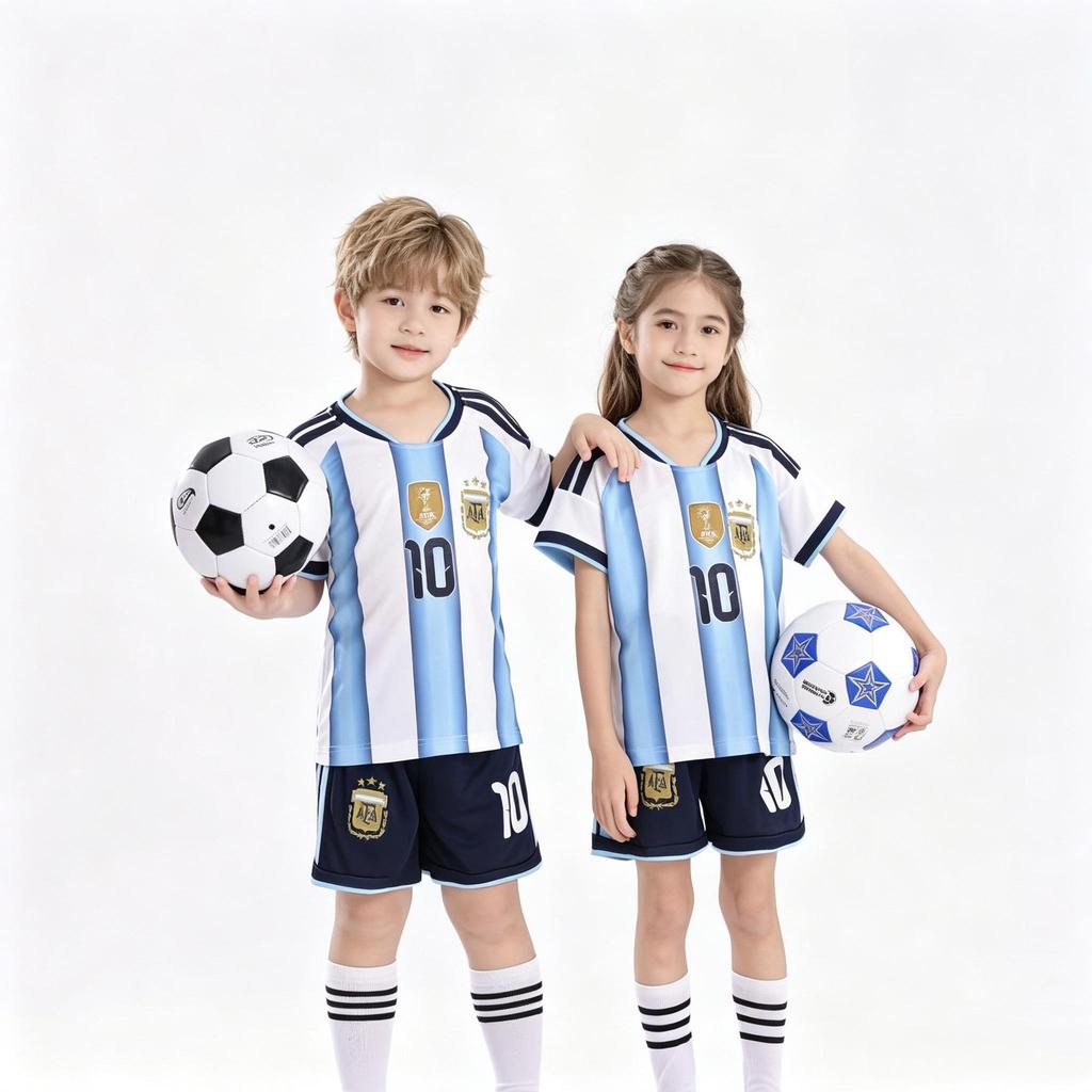 Kid Jersey World cup Jersey Football Star clothing Fans version