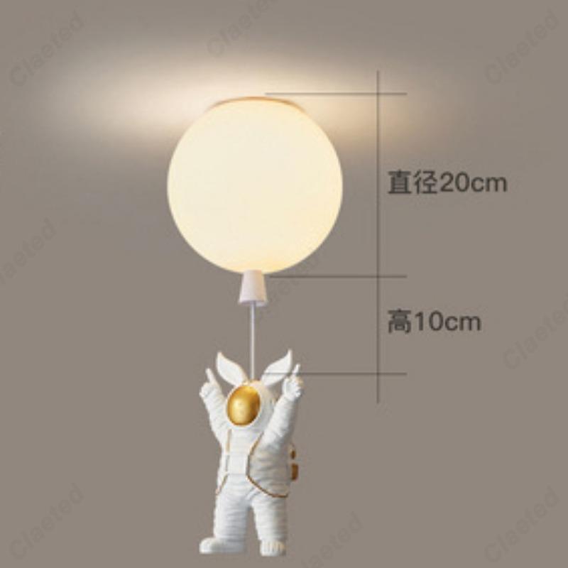 Creative Cartoon Decoration Astronaut LED Pendant Light Balloon Light Children's Bedroom Living Room Corridor Lighting Fixtures