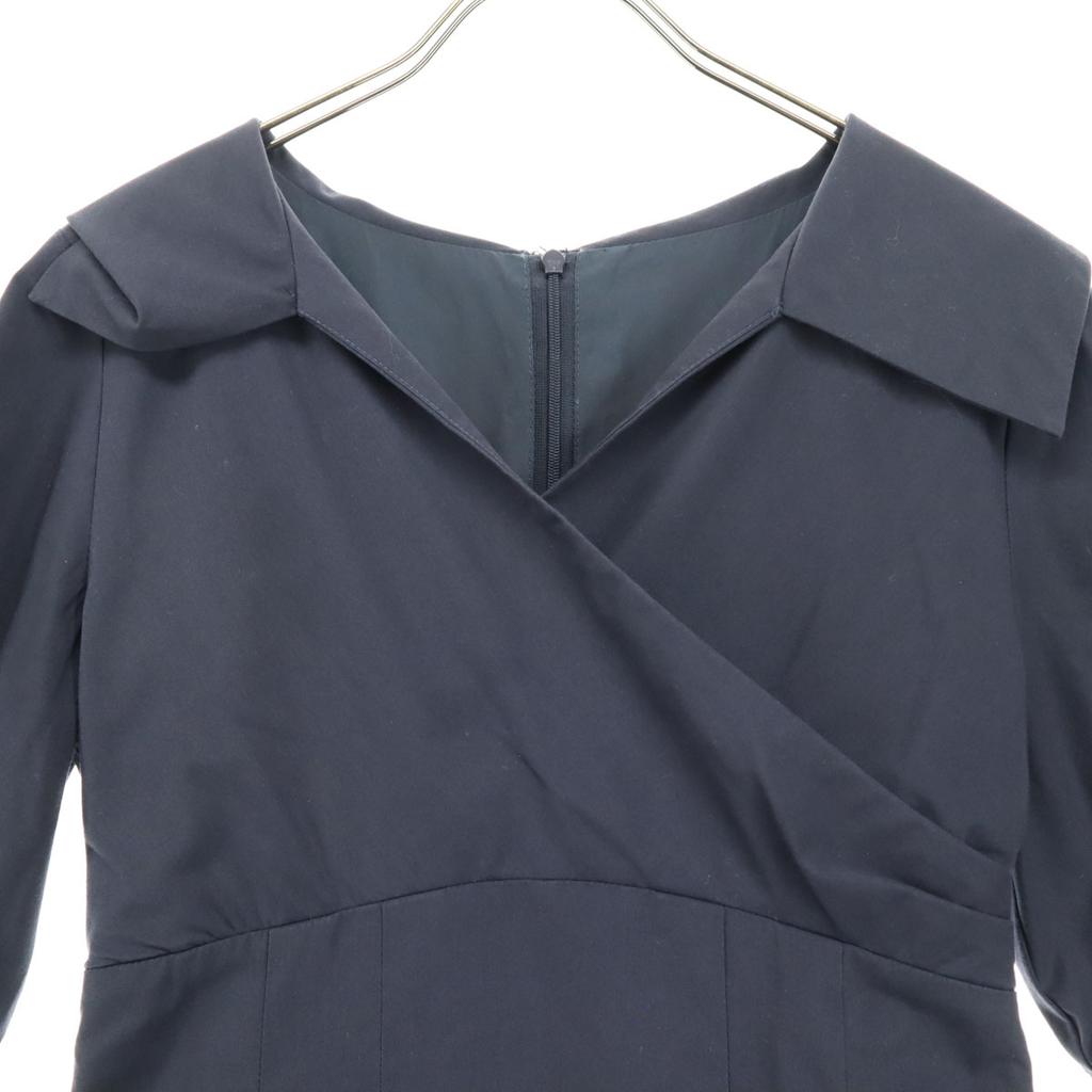 Beauty Products NATURAL BEAUTY BASIC Short Sleeve Long Dress PS Navy Women Used