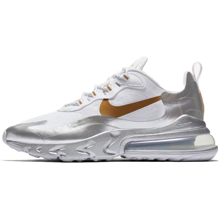 

Кроссовки унисекс Nike Air Max 270 React City of Speed ​​белые CQ4597-110