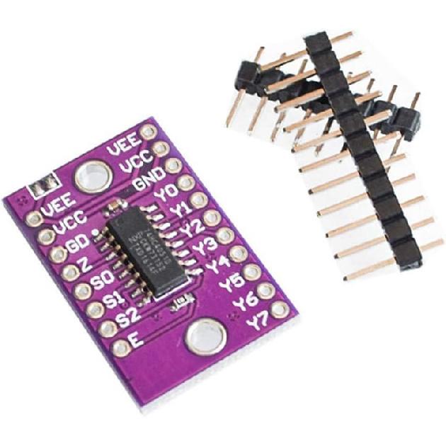 NOYITO 74HC4051 8-Channel-Mux Analog Multiplexer Selector Module