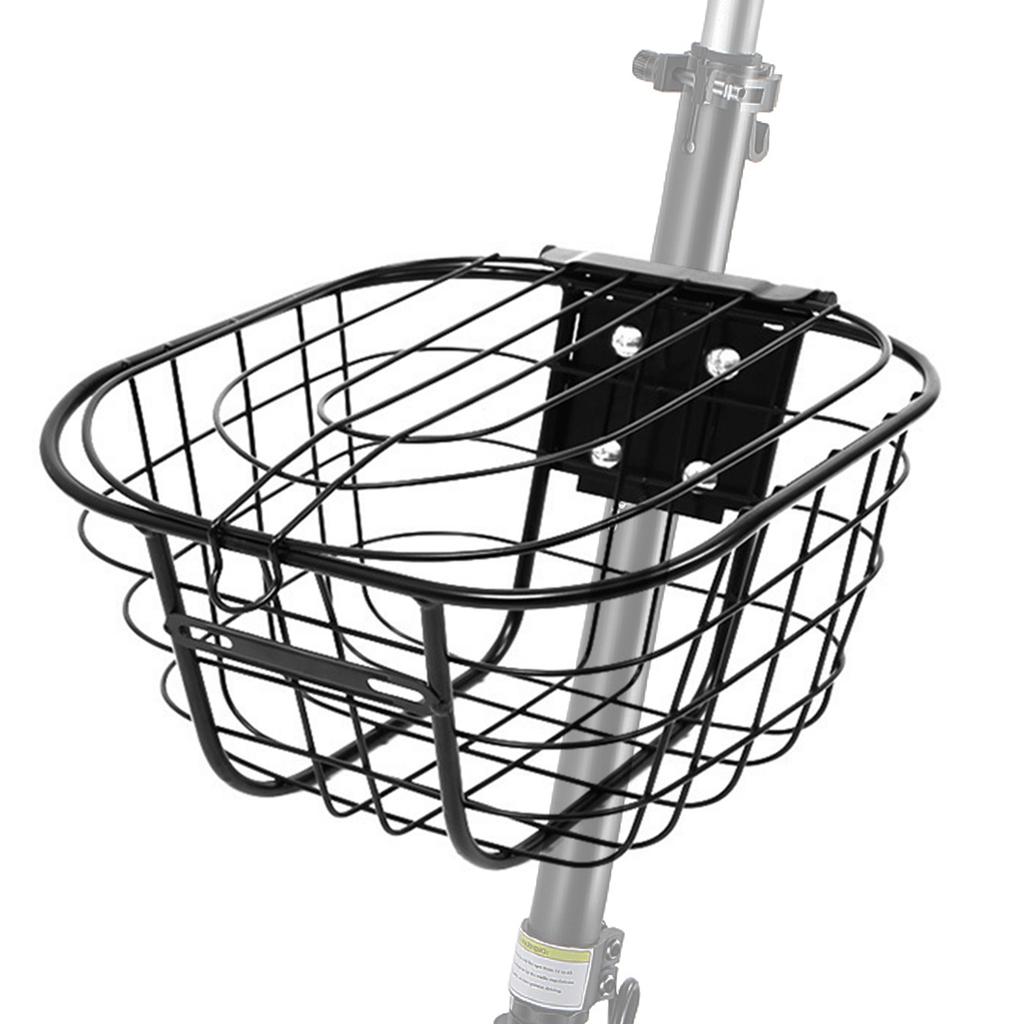 E Bike Basket Scooter Front Basket Holder Rust Resistant Steel Bicycle Basket Cycle Front Basket Replacement for