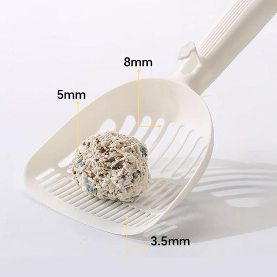 Cat Litter Scoop Plastic Pet Litter Scooper with 3-Layer Mesh Design Deep Shovel Pooper Lifter for Cat Litter Box