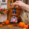 Halloween Party Ornaments Plush Gnome Decoration Spooky Witch Hat Swedish Tomte Elf Figurine Soft Fabric Collectibles Mini Scandinavian Dwarf