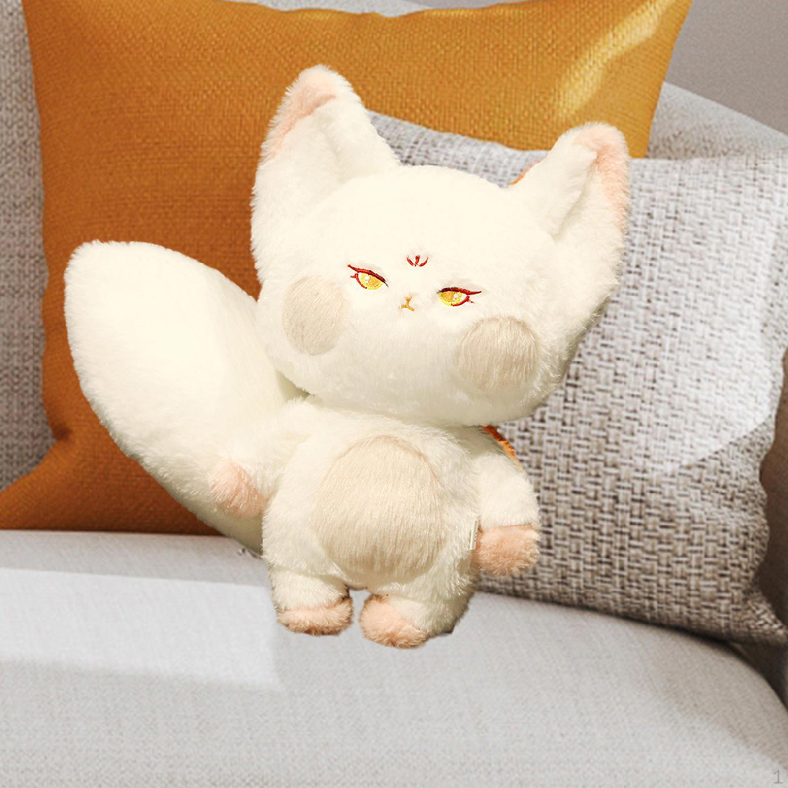 

Очаровательная плюшевая игрушка «Лисы», мягкая игрушка для украшения дома, легкая мягкая кукла, игрушка для gold small tail