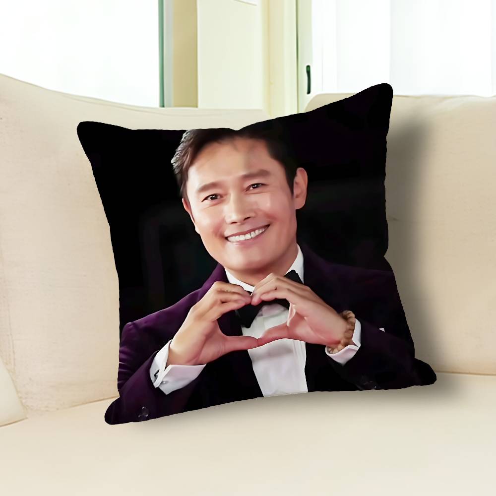 Actor L-Lee B-Byung Huns Various Sizes Square Pillow Case For Car Home Bedchamber Decor Custom Valentine Gift