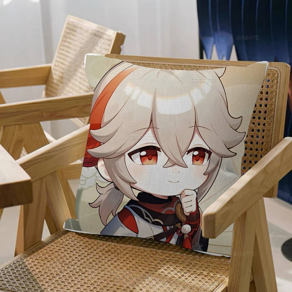 Kaedehara Kazuha Genshin Impact Pillow Cover Sofa Cushion Cover Home Room Decoration Children Gift