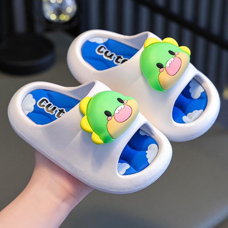 Children's Slippers Summer Boys and Girls Parent-Child Breathable Non-Slip Soft Sole Indoor Bathing Toddler Kids Beach Sandals