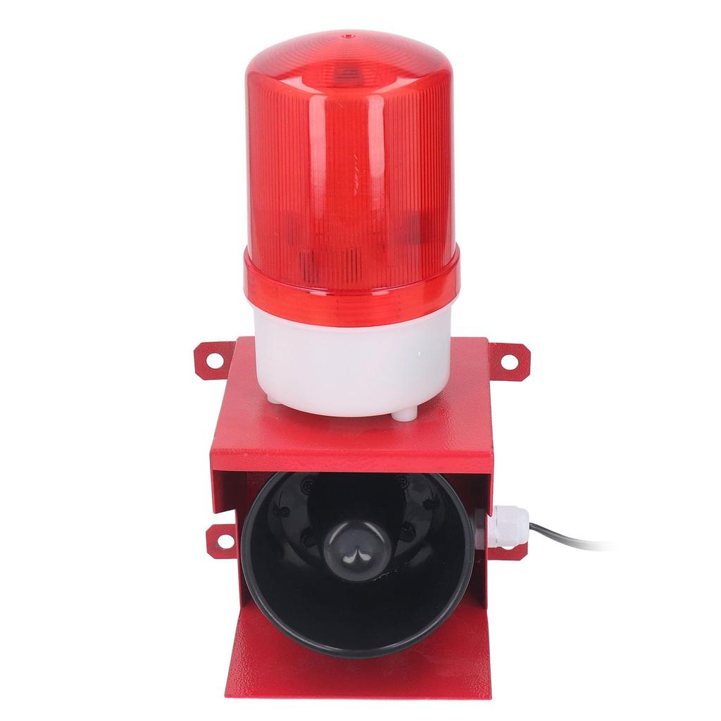 115dB Industrial Sound and Light Alarm, Energy Saving and Highlight, Waterproof Alarm Siren Horn, Wide-Application Emergency Outdoor Alarm Strobe with