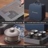 ZHOUYUEHENGSHENG Pure Titanium Portable Tea Set