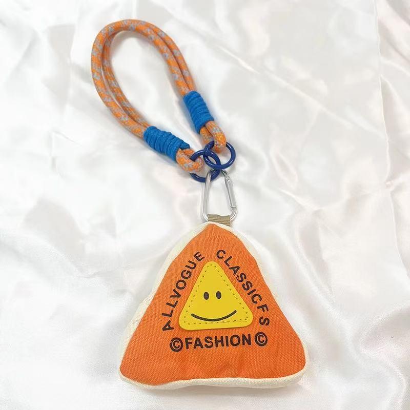Trendy Colorful Soft Small Backpack with Coin Purse, Hand Strap & Contrasting Color Lanyard Pendant