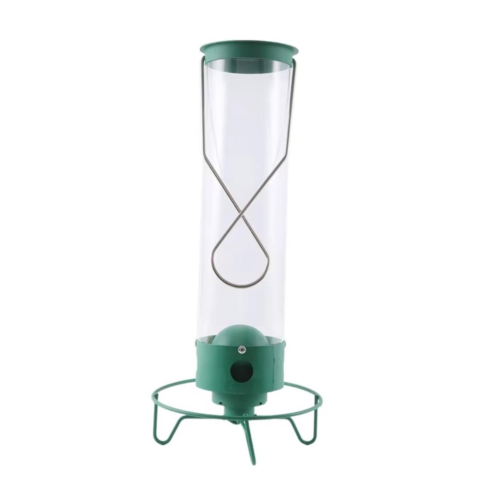 

New Squirrel-Proof Wild Bird Feeder Large Capacity Metal Hanging Bird Feeder Safety Portable Hummingbird Feeder Outdoor Patio