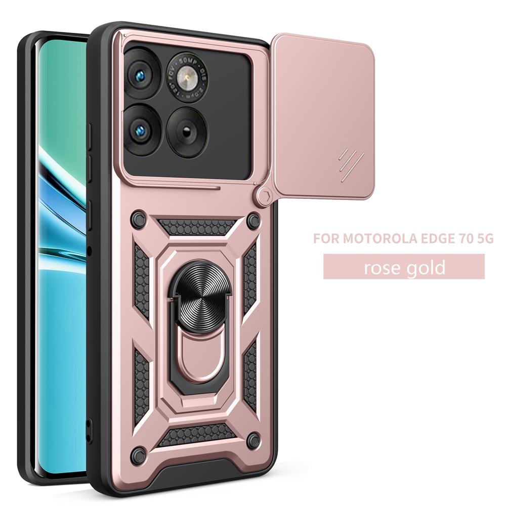 For Motorola Moto Edge 70 5G Case Car Magnetic Ring Holder Armor Shockproof Coque for Moto Edge70 Lens Protect Cover