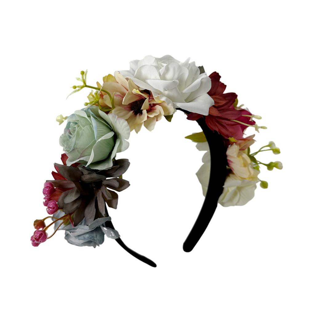 New simulated flower headband Hawaiian bohemian vacation party photo headgear