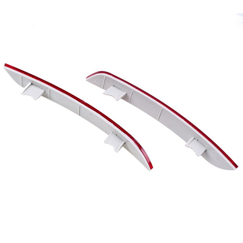 Car Red Rear Bumper Reflective Strip Sticker Cover Decoration For BMW 5 Series F10 F18 Sedan 2010-2013 Pre-facelift Accessories