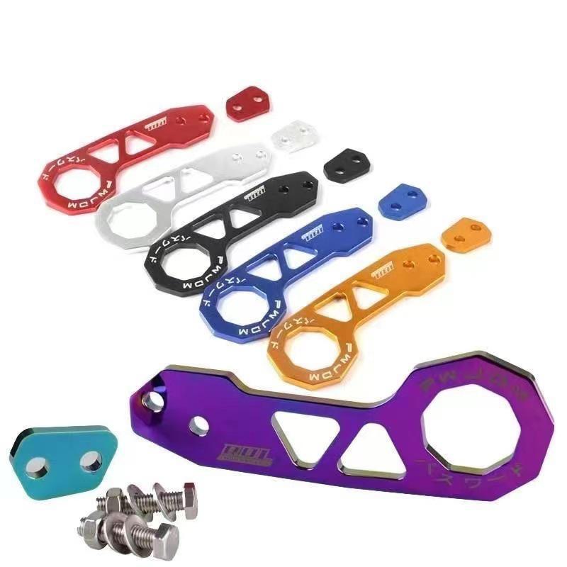 Modified JDM Racing Aluminum Alloy Car Rear Bumper with Towing Hook.