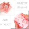2 Pezzi Vassoio Ghiaccio Silicone Stampi 3D a Forma di Dente Qualità Alimentare Stampo Cubetti Ghiaccio