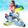 Airplane Kids Swim Ring Tube Inflatable Swimming Ring Seat Material Ecofriendly