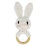 Animals Baby Crochet Rattle Wood Ring Knitting Gym Toy Cartoon Bunny Rattles Toys  Educational Toy