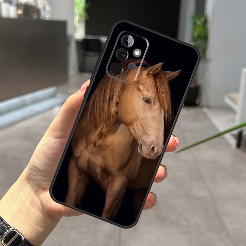 

Beautiful Elegant Brown Horses Case For Samsung Galaxy A52 A32 A12 A56 A36 A54 A34 A14 A05 A16 A26 A13 A33 A53 A15 A35 A55 Samsung A52