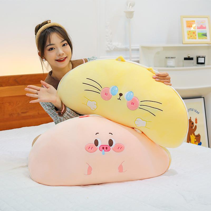 Long Cat Pig Pillow Plush Toy Cartoon Cushion Cartoon Decoration Gifts Kids